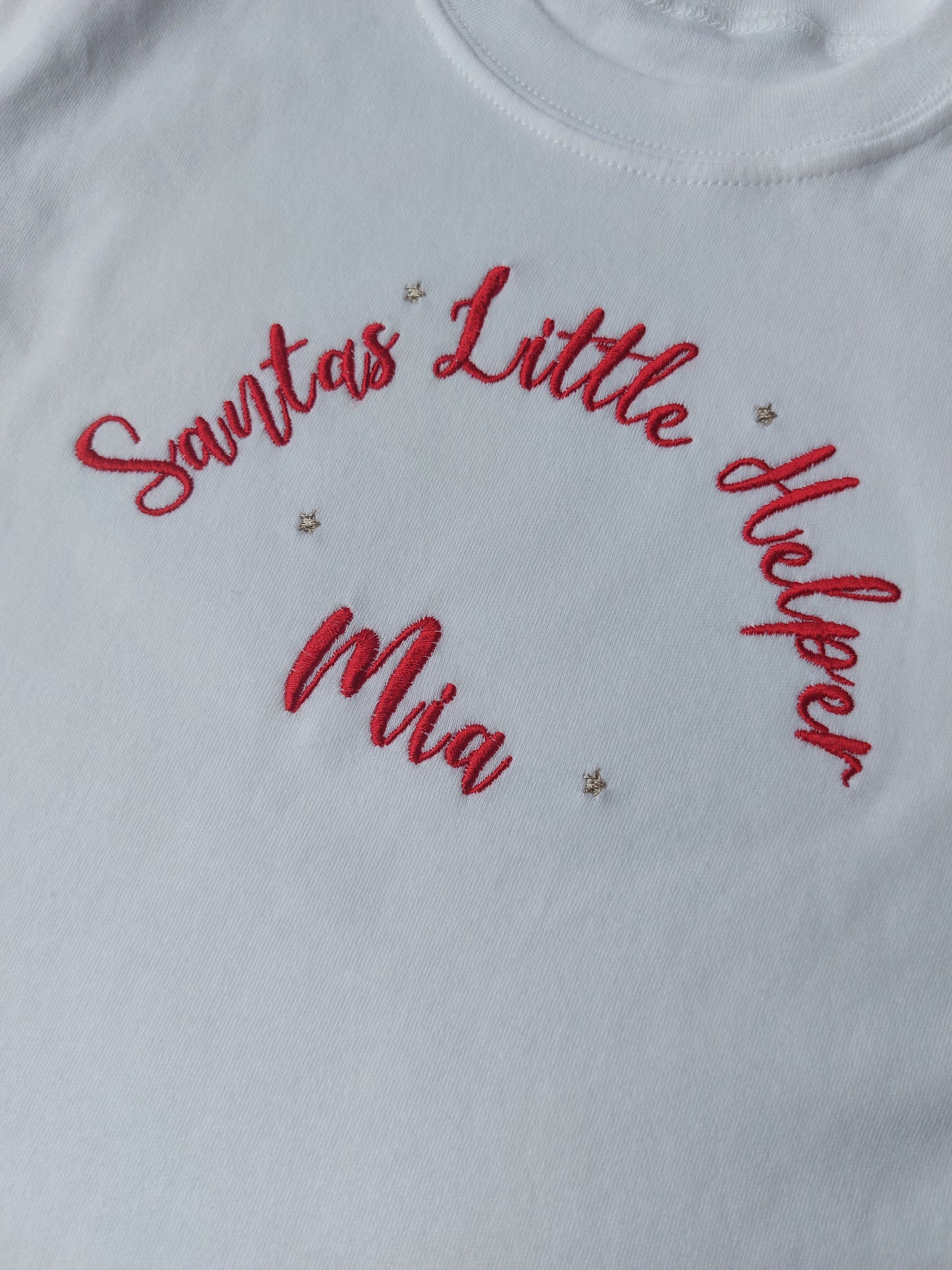 Santa's little helper t shirt