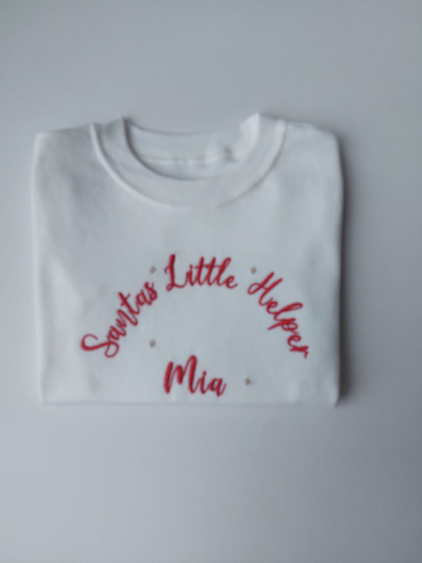 Santa's little helper t shirt