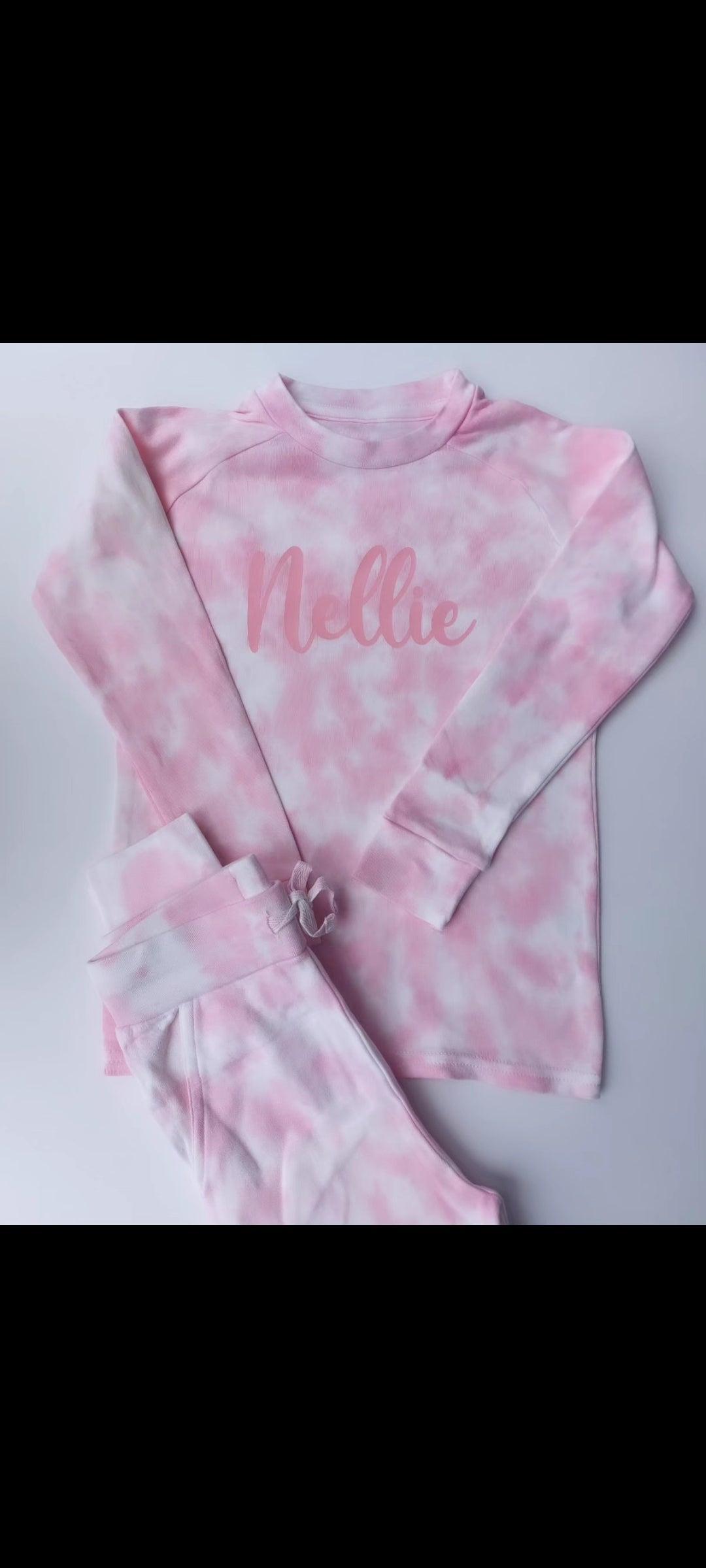 Tie dye Pink loungewear tracksuit set